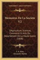 Memoires De La Societe V2