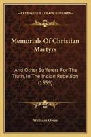 Memorials Of Christian Martyrs