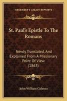 St. Paul's Epistle To The Romans
