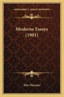 Moderne Essays (1901)