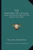 The History Of Ceylon
