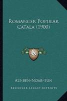 Romancer Popular Catala (1900)