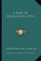 A Rape Of Hallowe'en (1911)