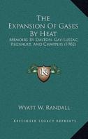 The Expansion Of Gases By Heat