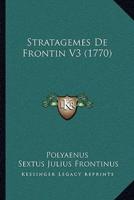 Stratagemes De Frontin V3 (1770)