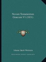 Novum Testamentum Graecum V1 (1831)