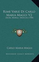 Rime Varie Di Carlo Maria Maggi V2