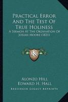 Practical Error And The Test Of True Holiness