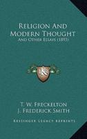 Religion And Modern Thought