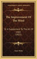 The Improvement Of The Mind