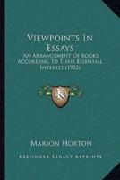 Viewpoints In Essays