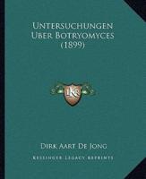 Untersuchungen Uber Botryomyces (1899)