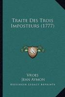Traite Des Trois Imposteurs (1777)