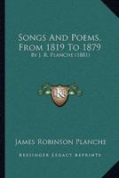 Songs And Poems, From 1819 To 1879