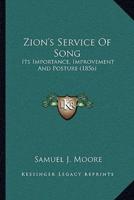 Zion's Service Of Song