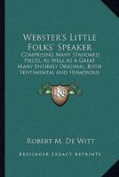 Webster's Little Folks' Speaker