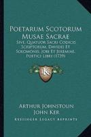 Poetarum Scotorum Musae Sacrae