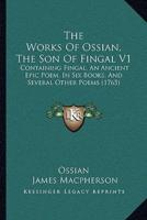 The Works Of Ossian, The Son Of Fingal V1