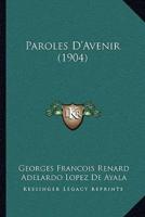 Paroles D'Avenir (1904)