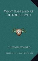 What Happened At Olenberg (1911)
