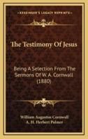 The Testimony Of Jesus