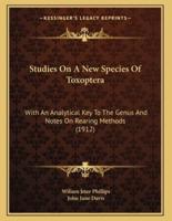 Studies On A New Species Of Toxoptera