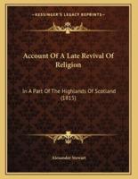 Account Of A Late Revival Of Religion