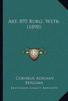 Art. 895 Burg. Wetb. (1890)