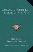 Anfangsgrunde Der Elektricitat (1777)