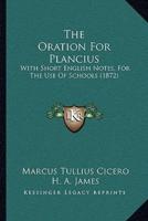 The Oration For Plancius