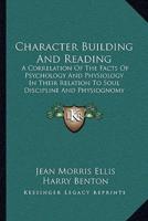 Character Building And Reading