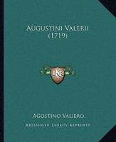 Augustini Valerii (1719)