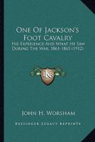 One Of Jackson's Foot Cavalry