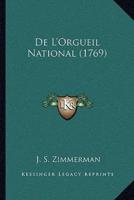 De L'Orgueil National (1769)