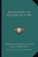 Biographies De Suicides V2 (1798)