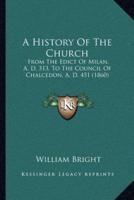 A History Of The Church