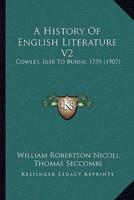 A History Of English Literature V2