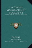 Les Choses Memorables De Socrate V2