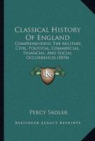 Classical History Of England