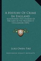 A History Of Crime In England