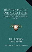 Sir Philip Sydney's Defense Of Poetry