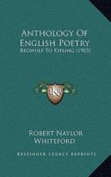 Anthology Of English Poetry