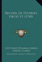 Recueil De Diverses Pieces V1 (1740)
