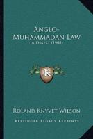 Anglo-Muhammadan Law