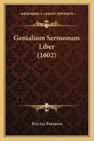 Genialium Sermonum Liber (1602)