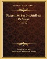 Dissertation Sur Les Attributs De Venus (1776)