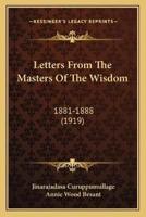 Letters From The Masters Of The Wisdom
