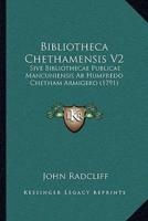 Bibliotheca Chethamensis V2