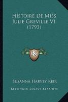 Histoire De Miss Julie Greville V1 (1793)