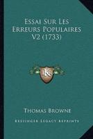 Essai Sur Les Erreurs Populaires V2 (1733)